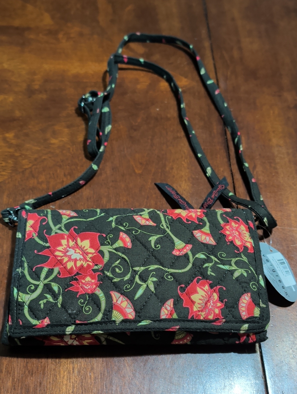 She's Got Baggage- Quilted Floral Boho Whimsigoth Crossbody Clutch New With Tags